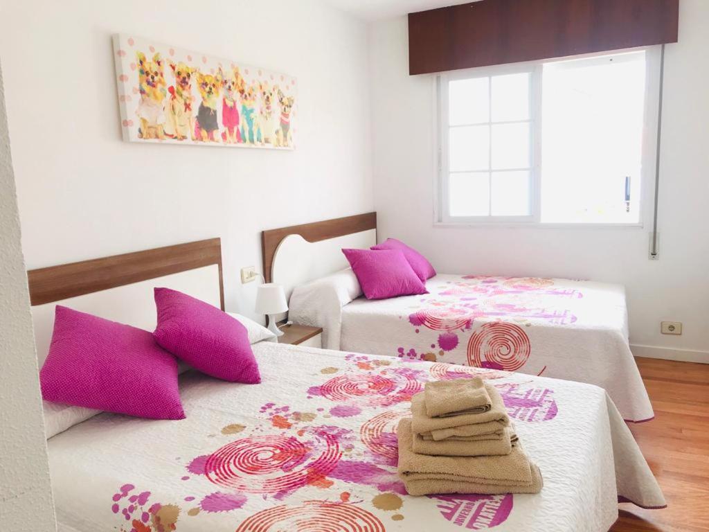 Enjoy Sanxenxo,200M Playa, Balcon Vistas Cies, Piscina & Terraza Azotea,2 Plazas Garaje, 2 Banos, Muy Luminoso, Muy Tranquilo,Muy Equipado, Centrico Apartment Ngoại thất bức ảnh