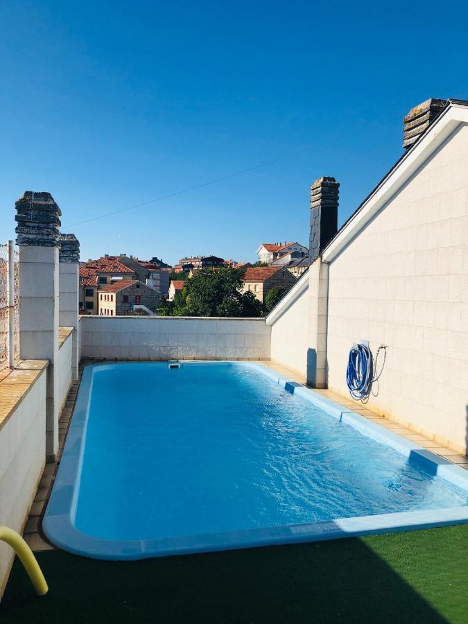Enjoy Sanxenxo,200M Playa, Balcon Vistas Cies, Piscina & Terraza Azotea,2 Plazas Garaje, 2 Banos, Muy Luminoso, Muy Tranquilo,Muy Equipado, Centrico Apartment Ngoại thất bức ảnh